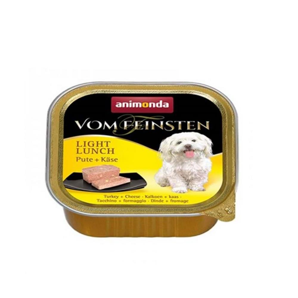 Animonda Hindili Peynirli Light Yetişkin Köpek Yaş Maması 150 Gr 22 Adet
