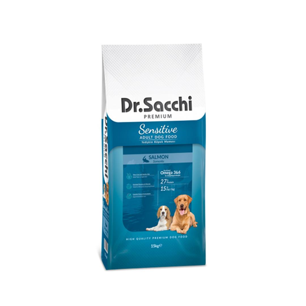 Dr.Sacchi Premium Sensitive Salmon Yetişkin Köpek Maması 15kg